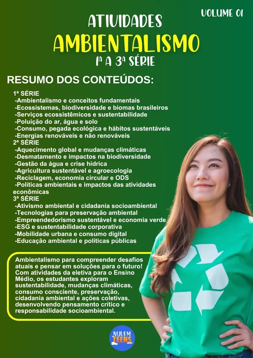 Atividades de Ambientalismo Ensino Médio - Imagem 1