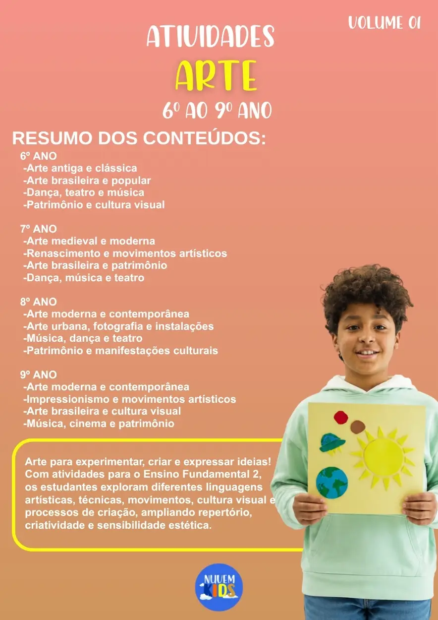 Kit de Atividades para Arte 6º ao 9º Ano - Imagem 1