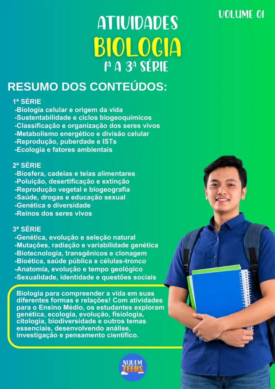 Atividades de Biologia Ensino Médio - Imagem 1