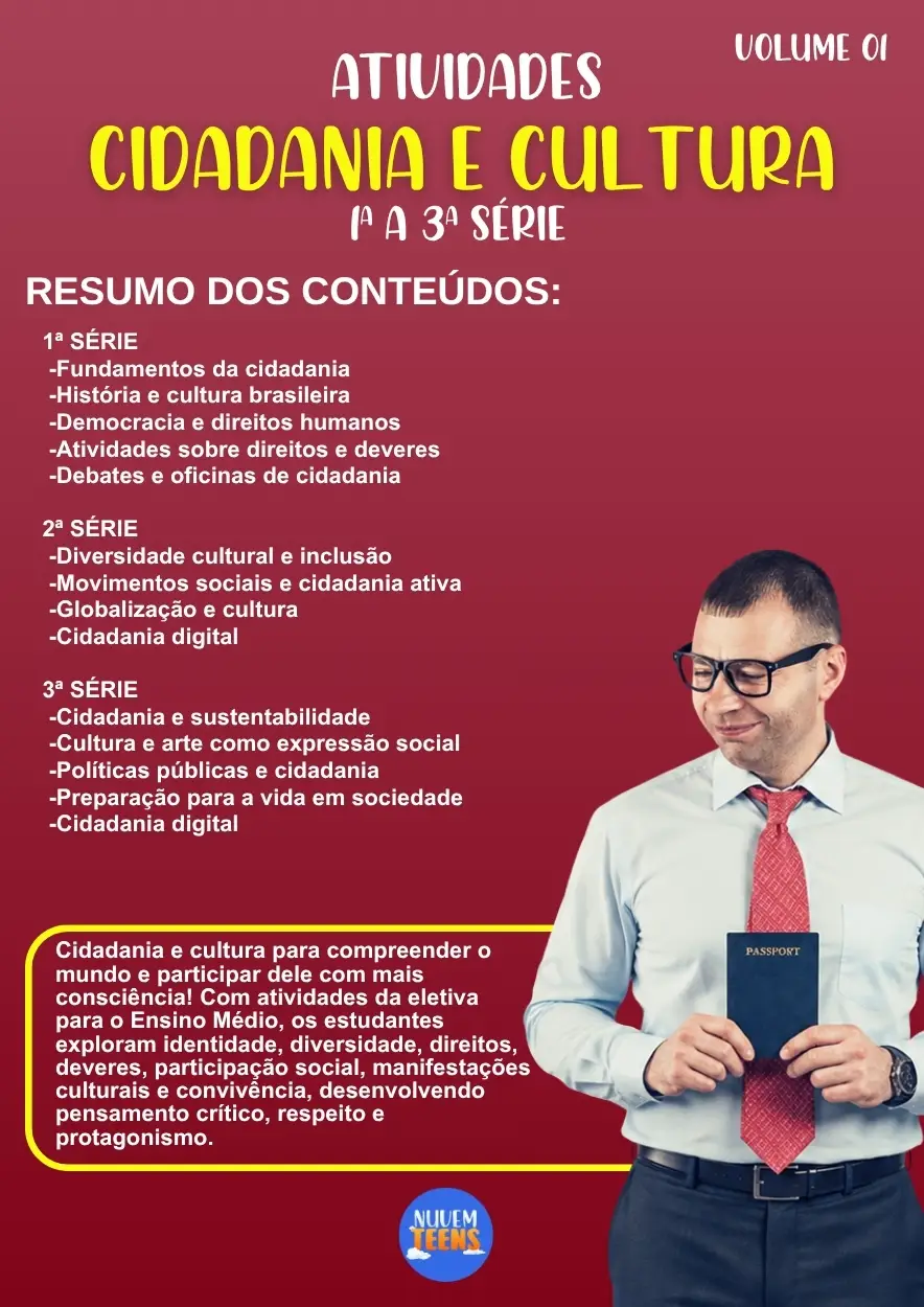 Atividades de Cidadania e Cultura Ensino Médio - Imagem 1