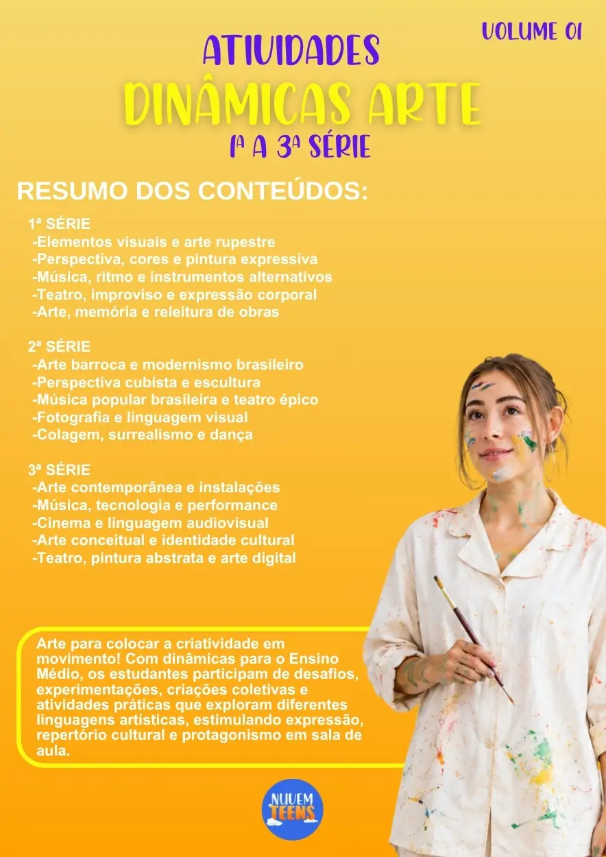 Atividades de Dinâmicas de Arte 1ª a 3ª Série - Imagem 1