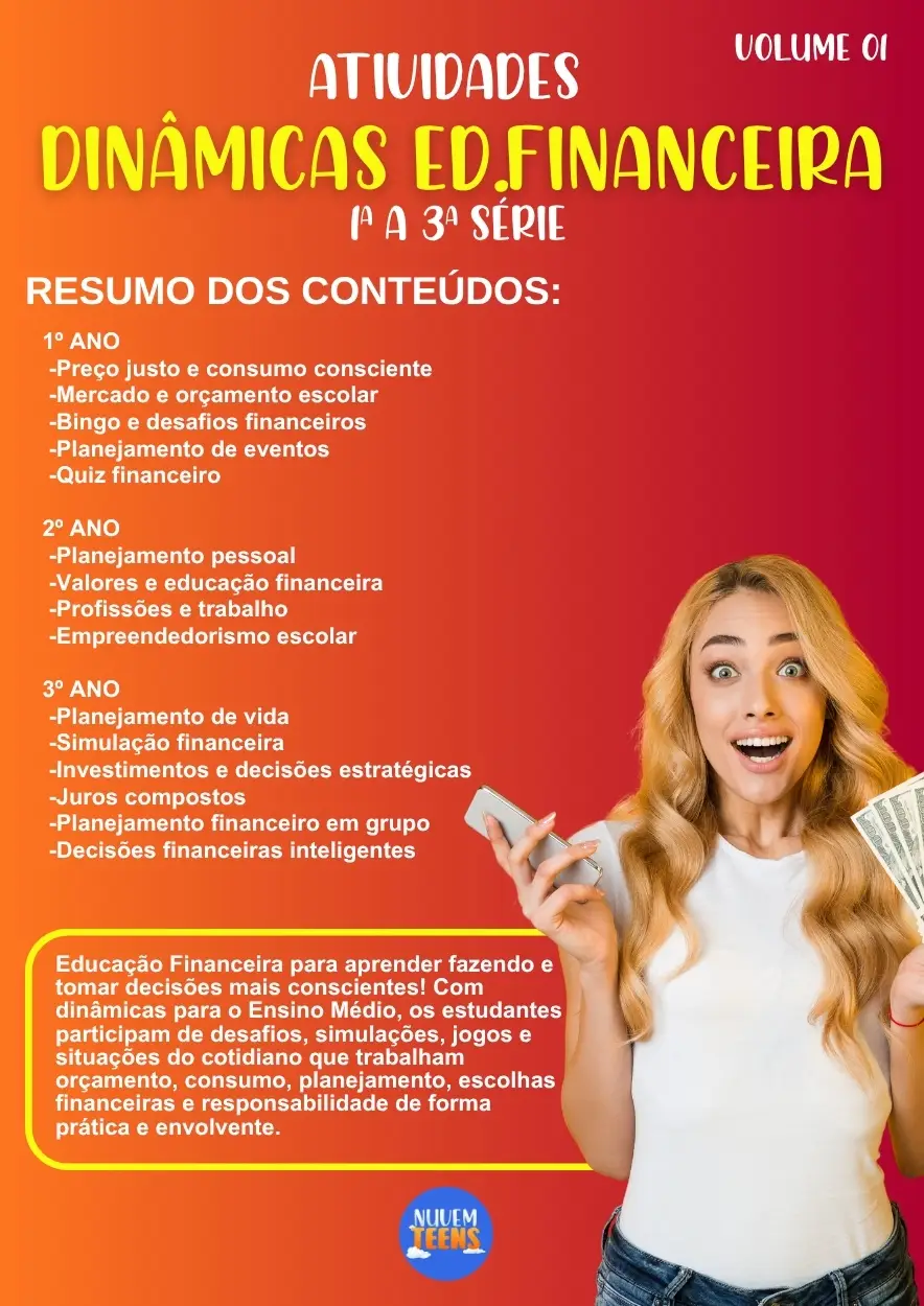 Atividades de Dinâmicas de Educação Financeira 1ª a 3ª Série - Imagem 1