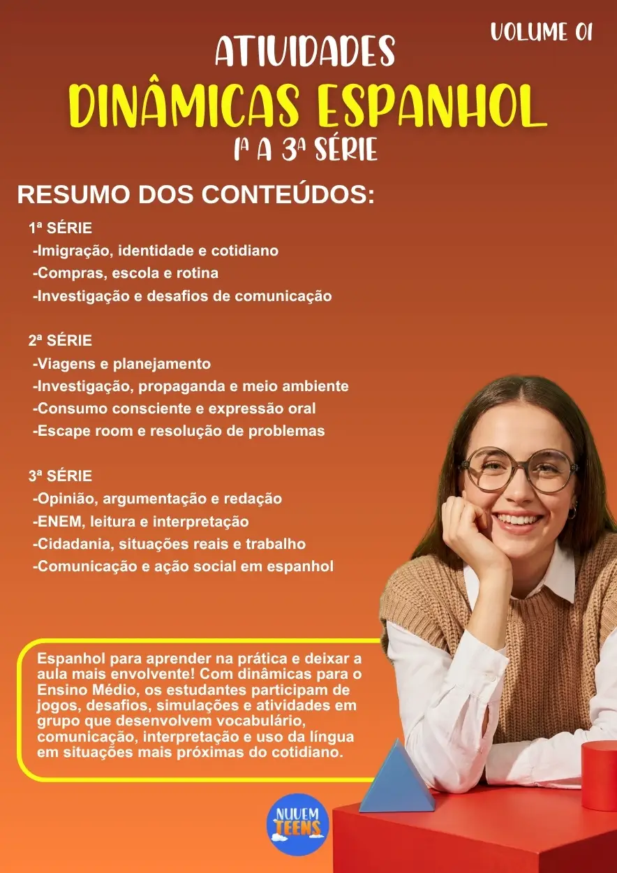 Atividades de Dinâmicas de Espanhol para Ensino Médio - Imagem 1