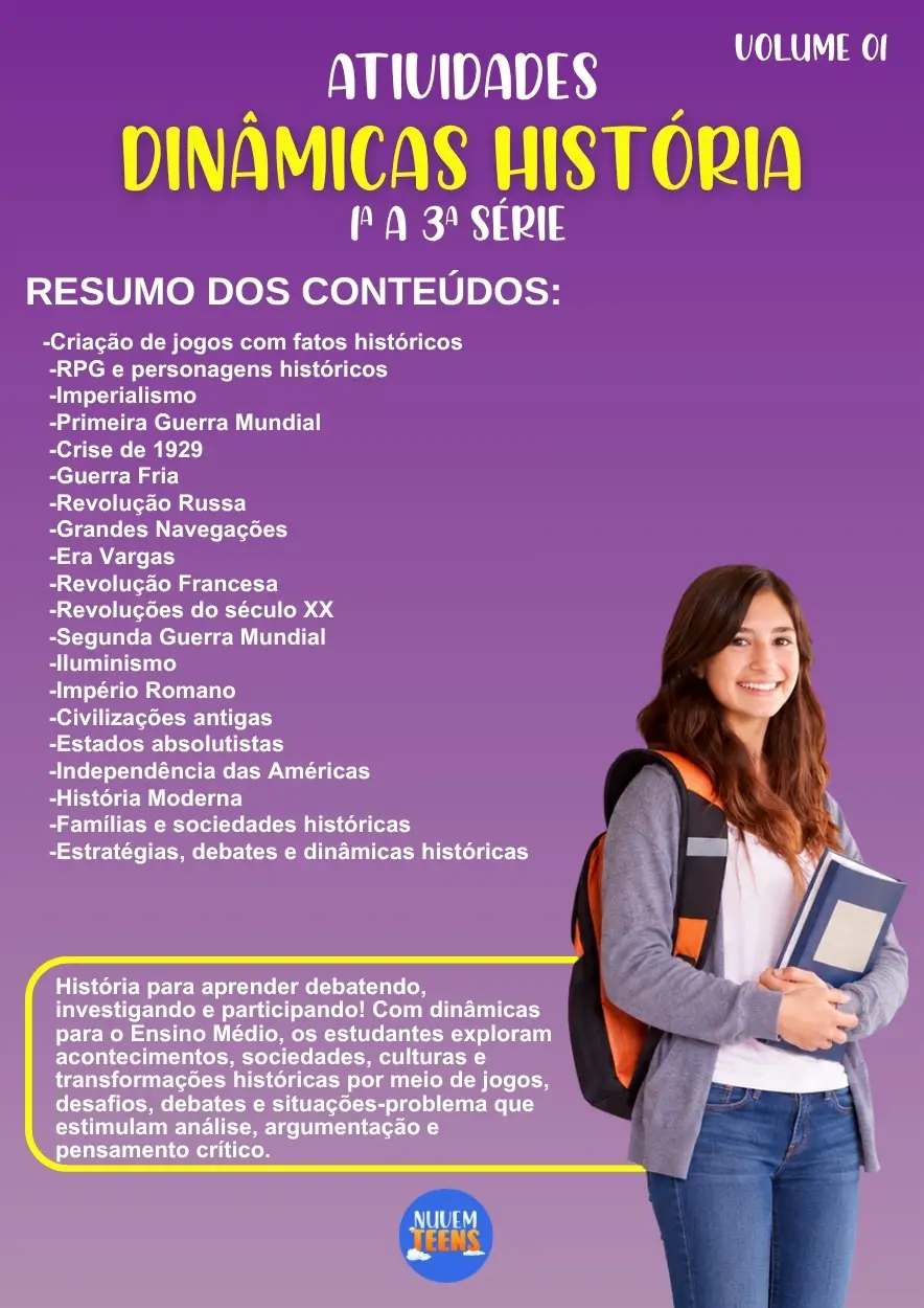 Dinâmicas de História 1ª a 3ª Série - Imagem 1
