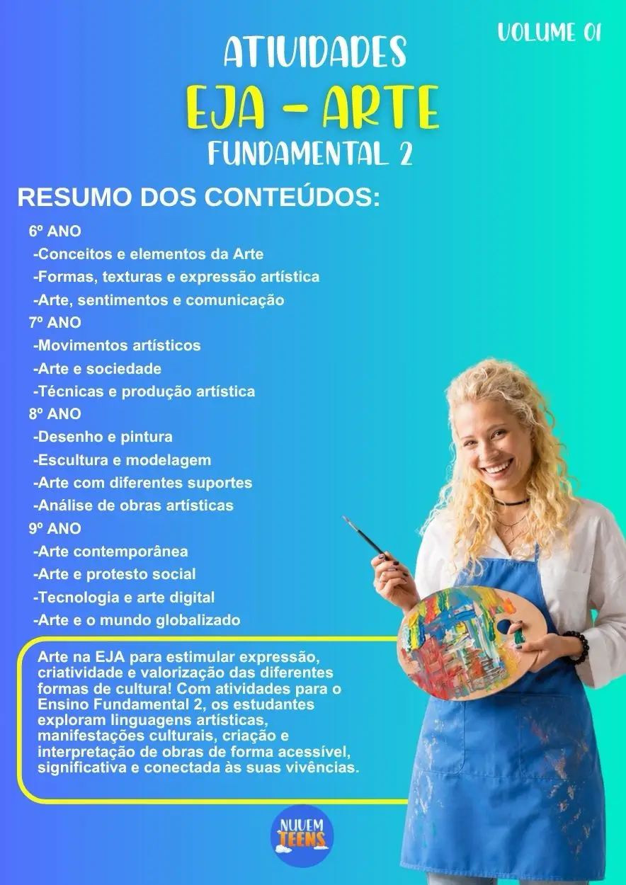Atividades de Arte para EJA 6º ao 9º Ano - Imagem 1