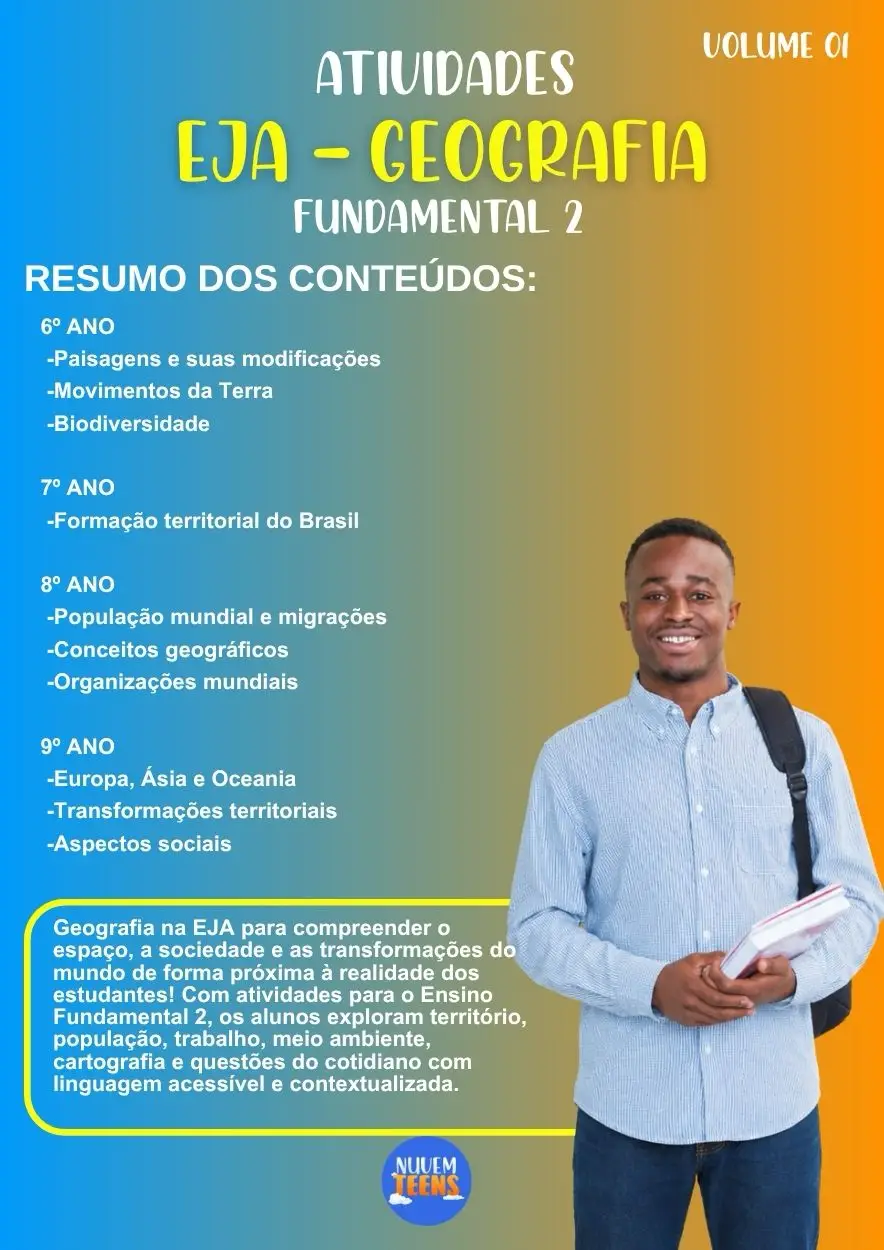 Atividades de Geografia para EJA 6º ao 9º Ano - Imagem 1