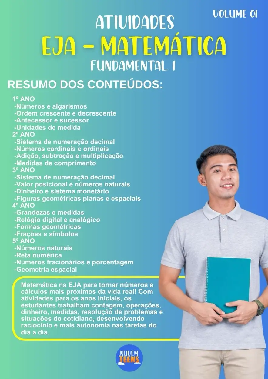 Atividades de Matemática para EJA do Fundamental 1 - Imagem 1