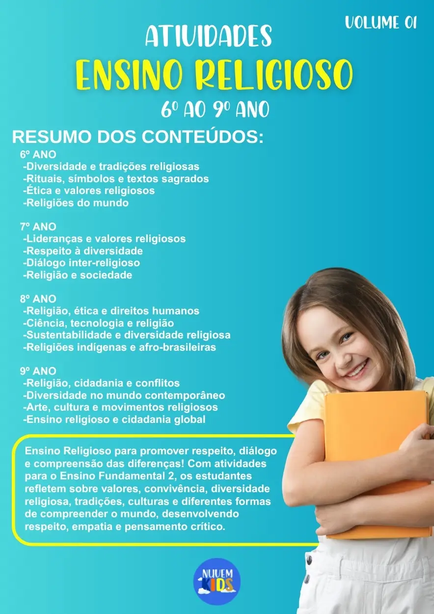 Atividades de Ensino Religioso 6º ao 9º Ano - Imagem 1