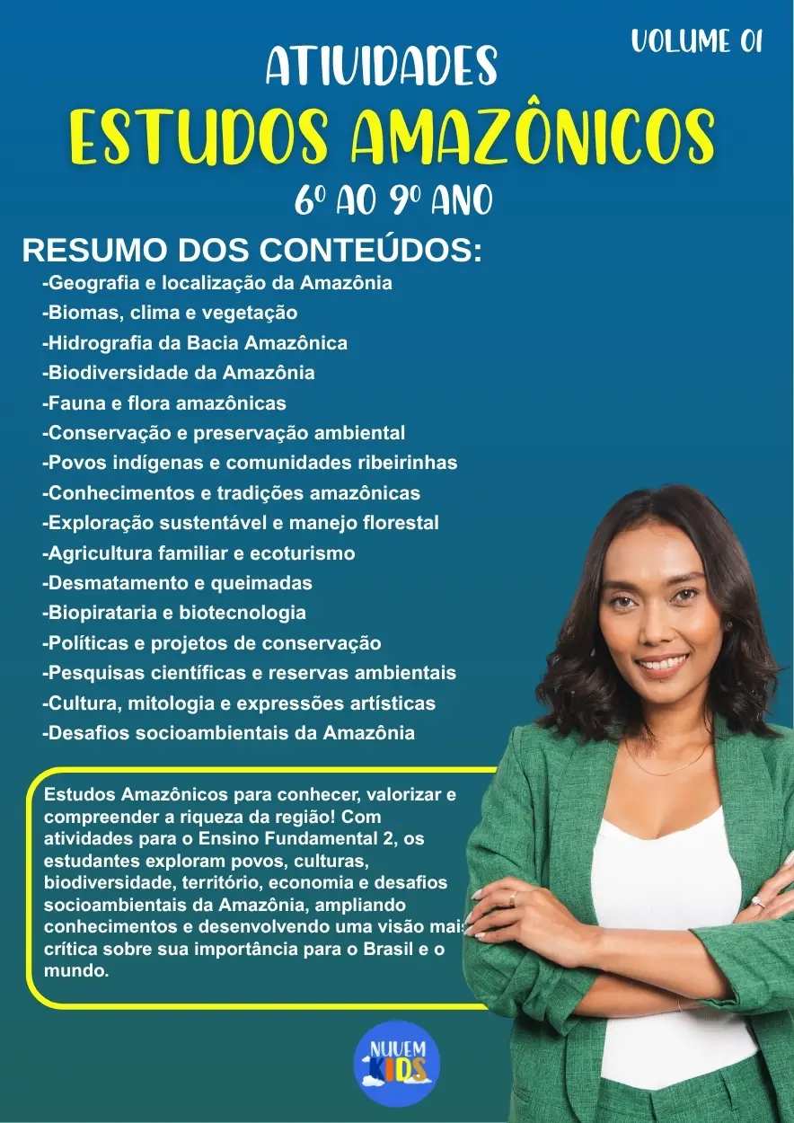 Atividades de Estudos Amazônicos 6º ao 9º Ano - Imagem 1