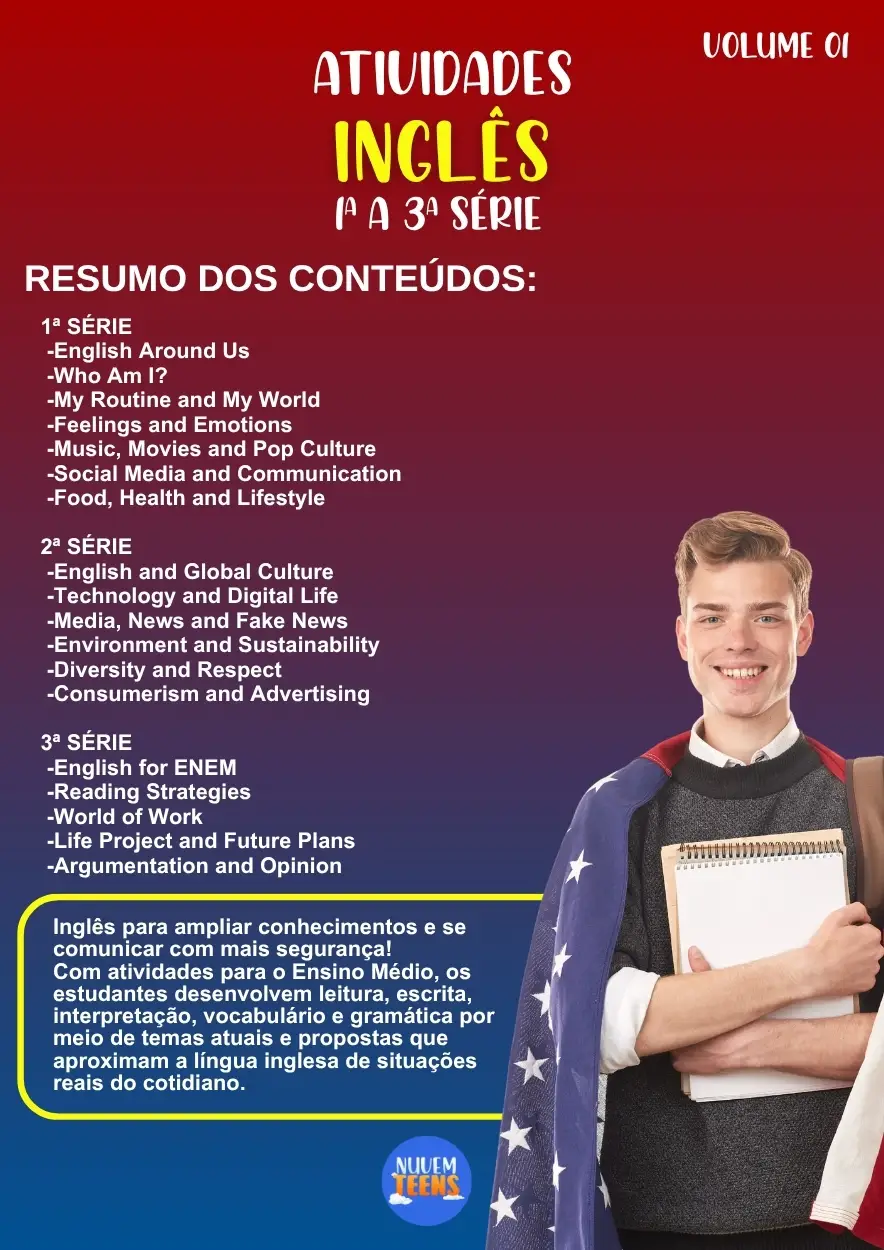 Atividades de Inglês Ensino Médio - Imagem 1