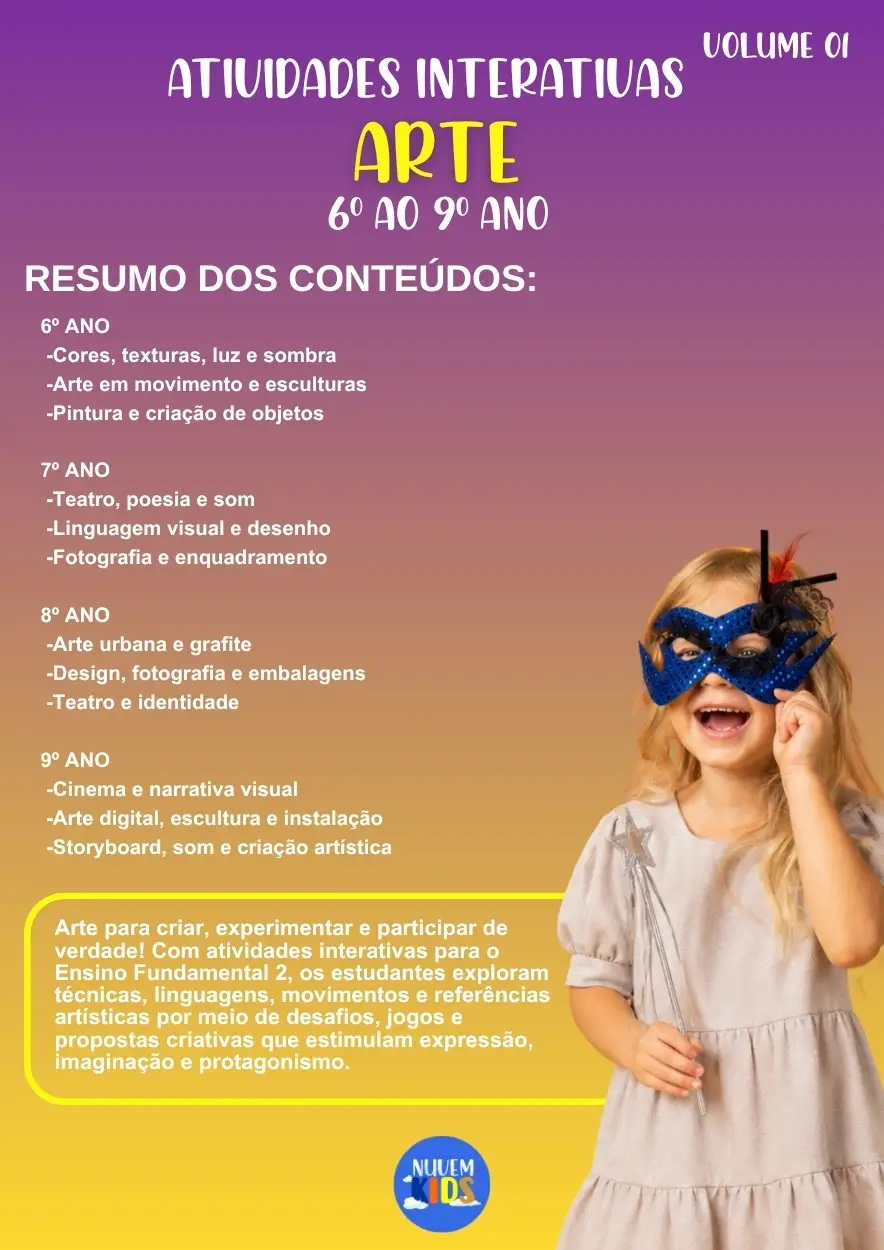 Atividades Interativas Arte 6º ao 9º Ano - Imagem 1