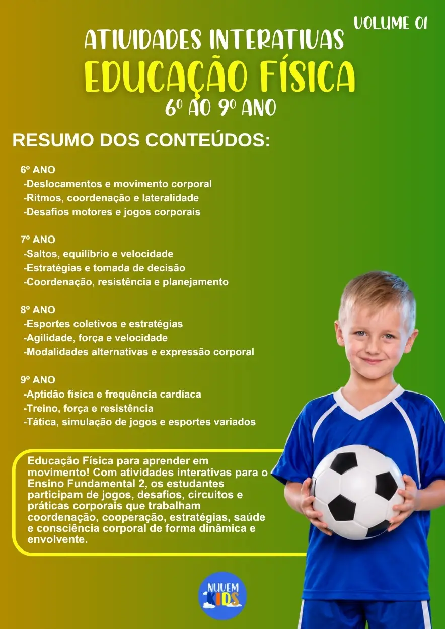 Atividades Interativas Educação Física 6º ao 9º Ano - Imagem 1