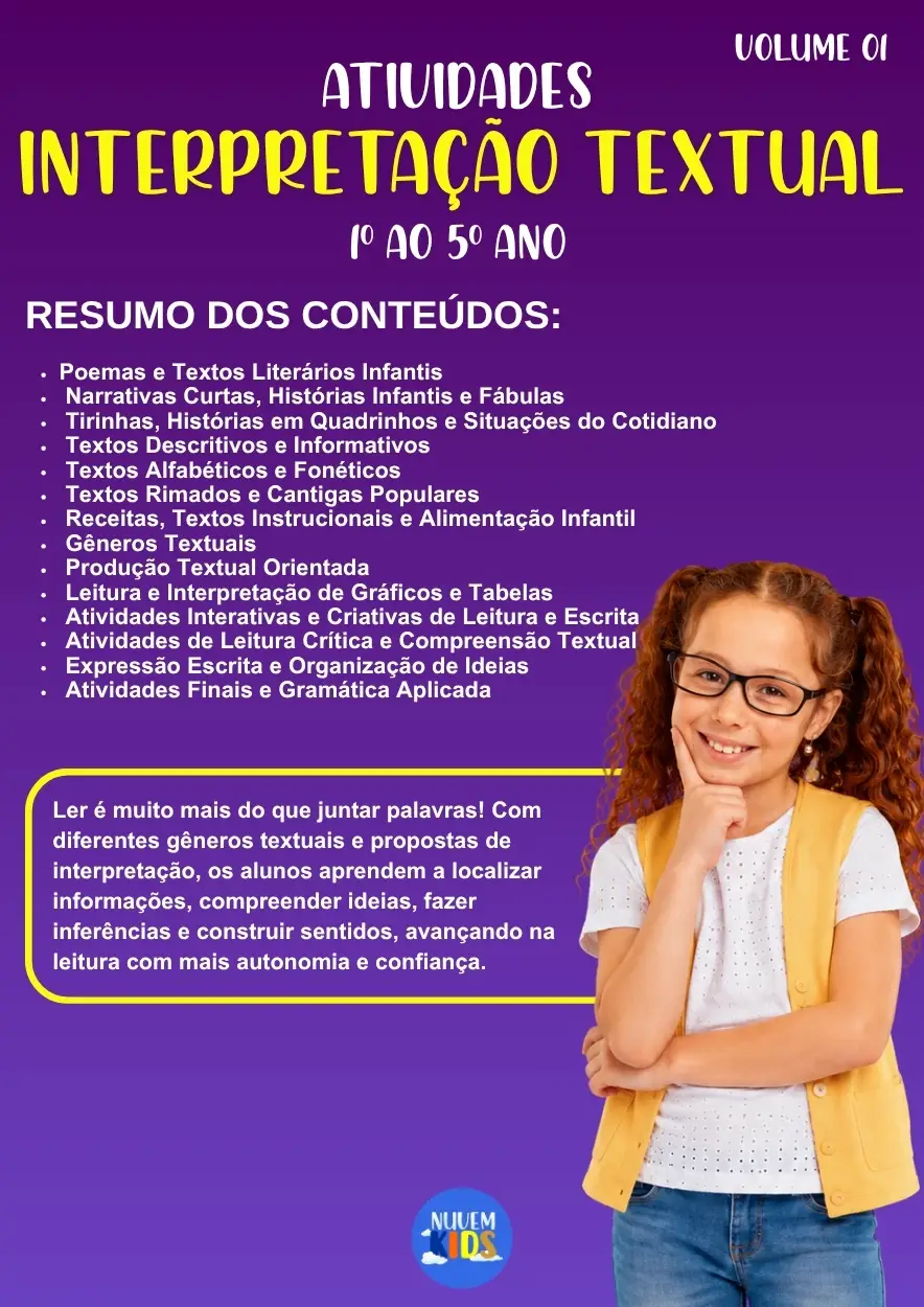 Atividades de Interpretação Textual para Fundamental 1 - Imagem 1