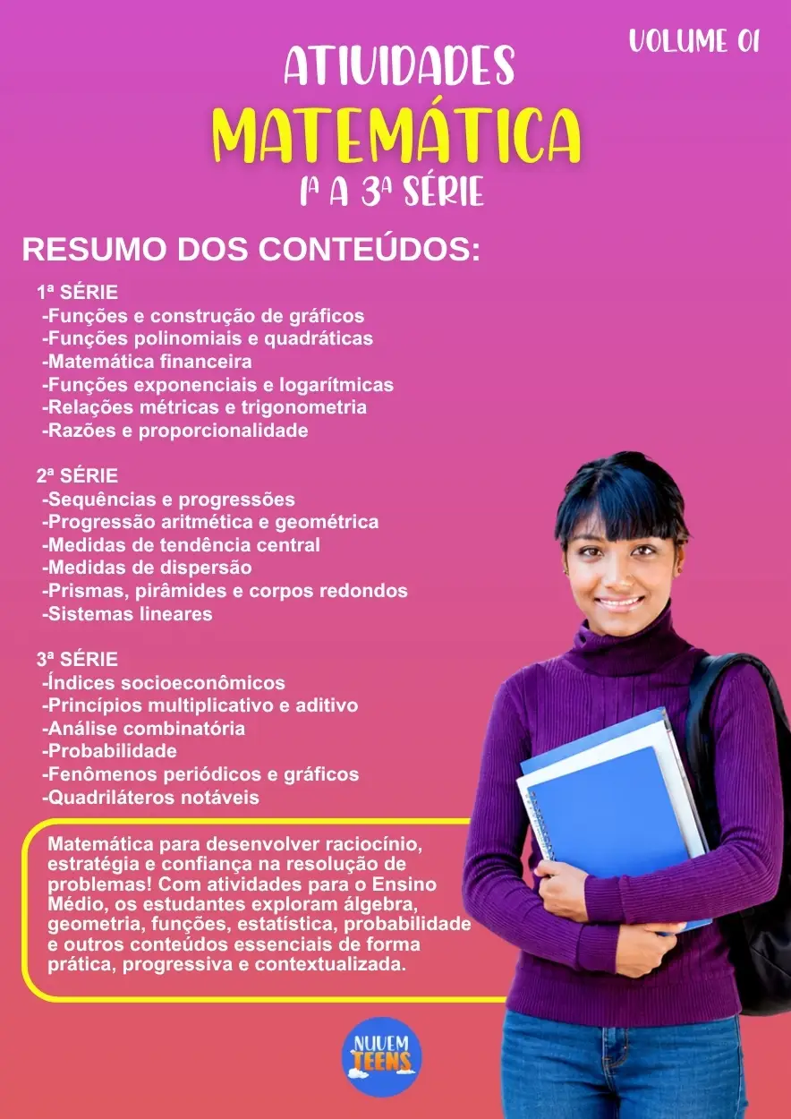 Atividades de Matemática Ensino Médio - Imagem 1