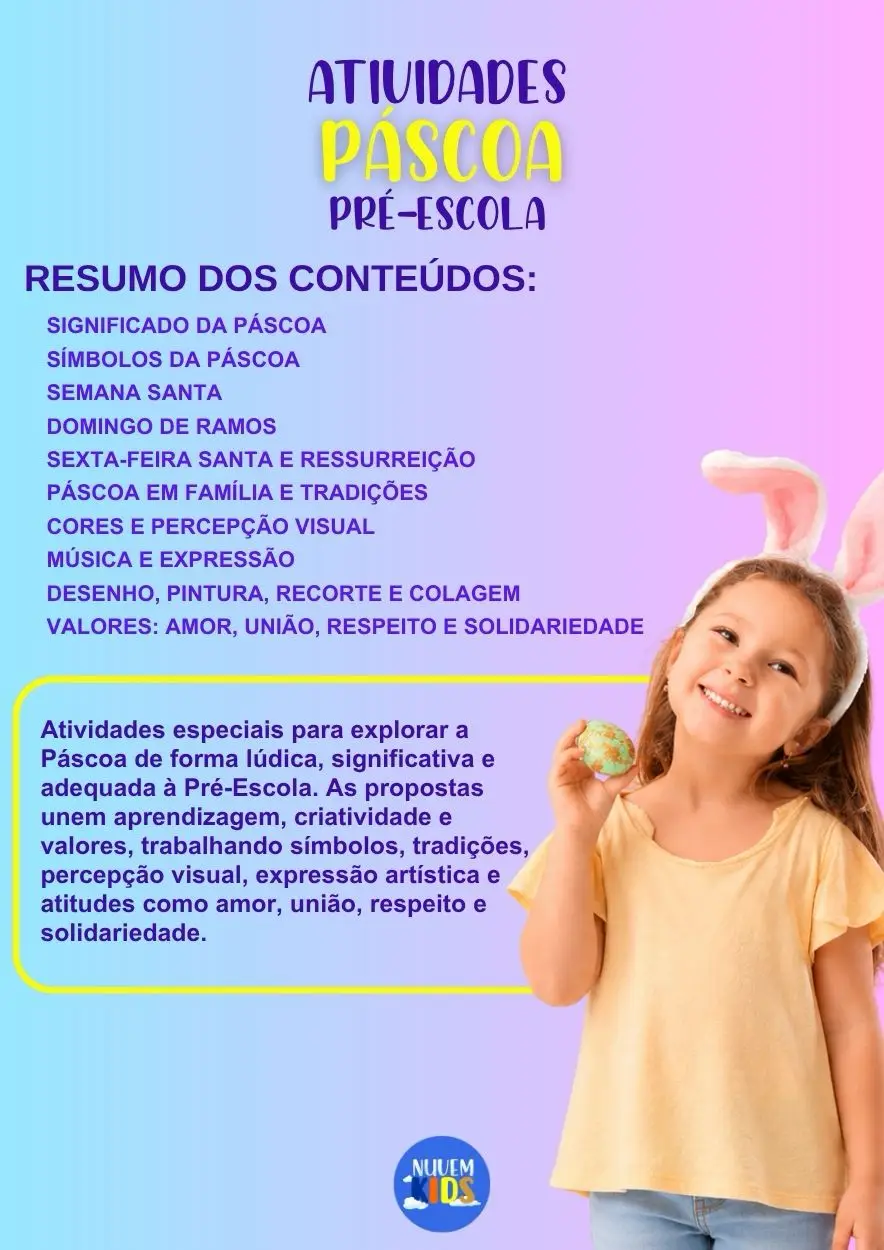 Atividades de Páscoa Séries Iniciais - Imagem 1