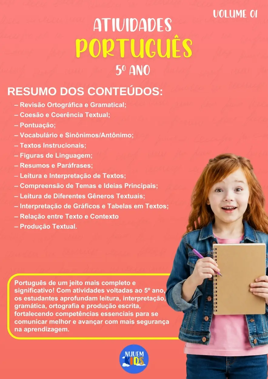 Atividades de Português 5º Ano - Imagem 1
