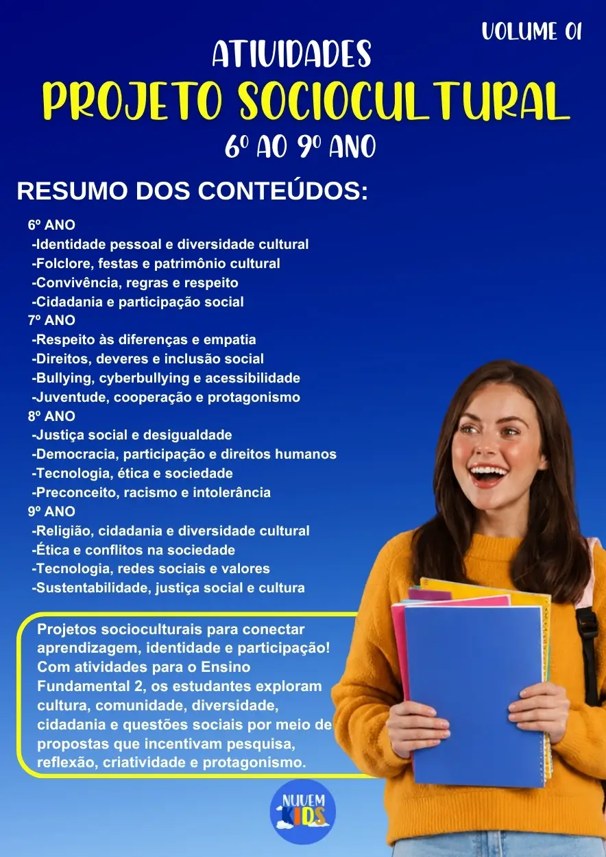Atividades de Projeto Sociocultural para Fundamental 2 - Imagem 1