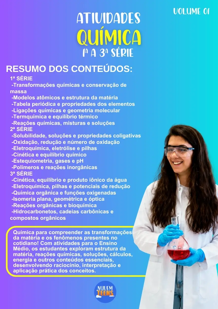 Atividades de Química Ensino Médio - Imagem 1