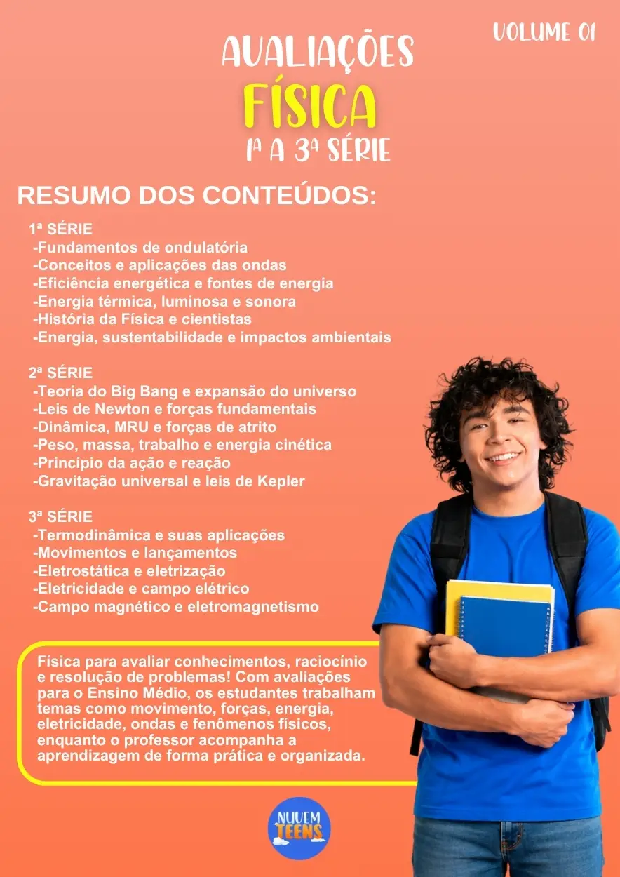 Avaliações de Física Ensino Médio - Imagem 1