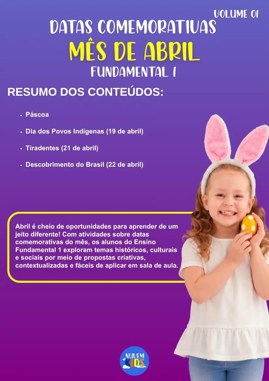 Atividades de Datas Comemorativas de Abril - Imagem 1