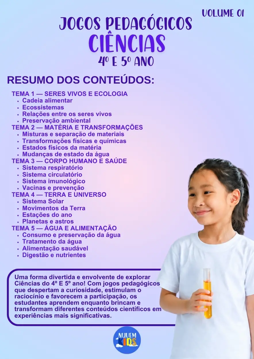 Jogos Pedagógicos de Ciências para Fundamental 1 - Imagem 1