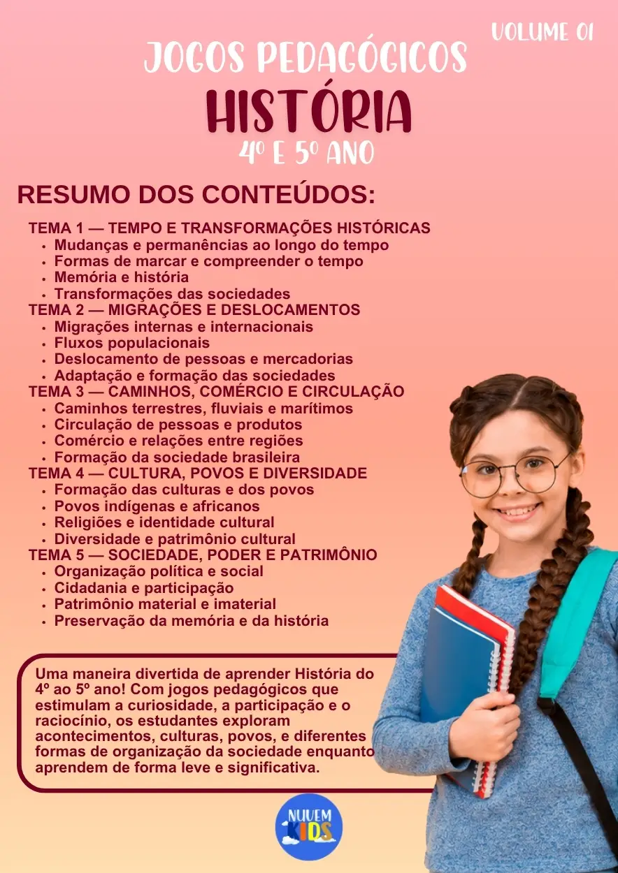 Jogos Pedagógicos de História para Fundamental 1 - Imagem 1