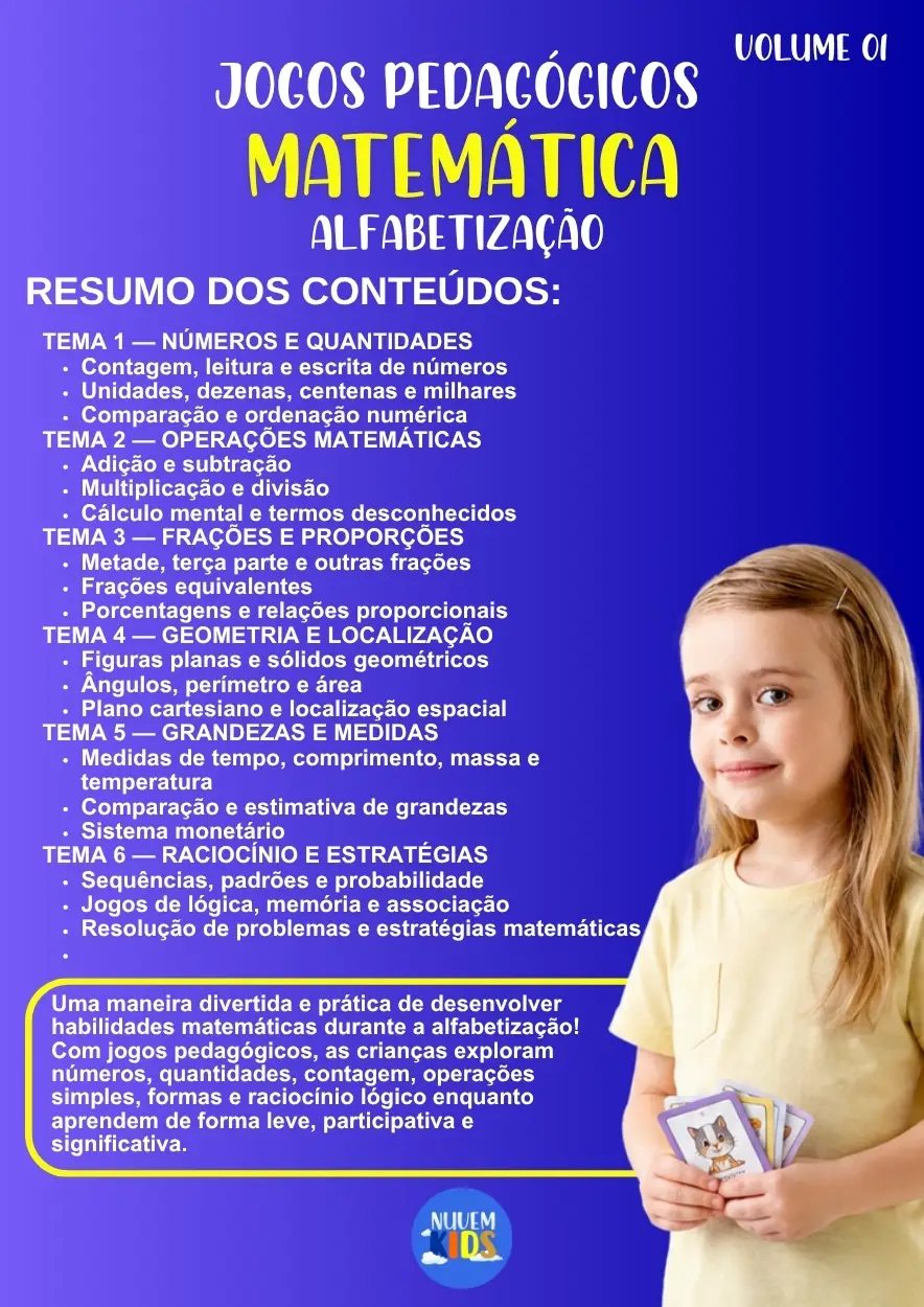 Jogos Pedagógicos Matemática Alfabetização - Imagem 1