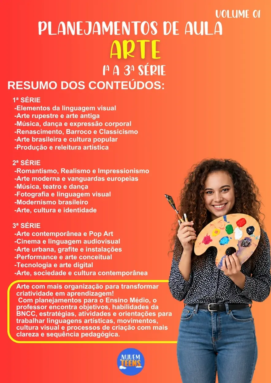 Planejamentos de Aula Arte 1ª a 3ª Série - Imagem 1