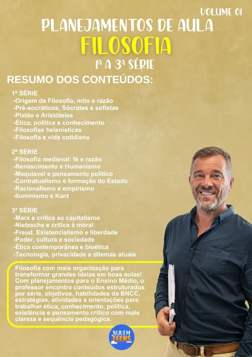 Planejamentos de Aula Filosofia 1ª a 3ª Série - Imagem 1