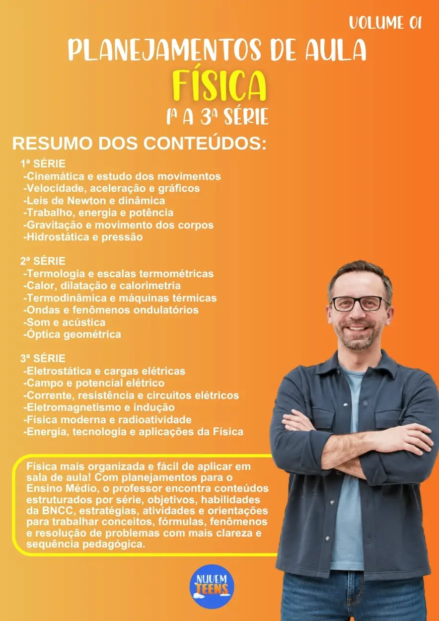 Planejamentos de Aula Física 1ª a 3ª Série - Imagem 1