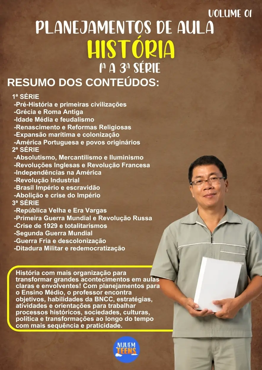 Planejamentos de Aula História 1ª a 3ª Série - Imagem 1