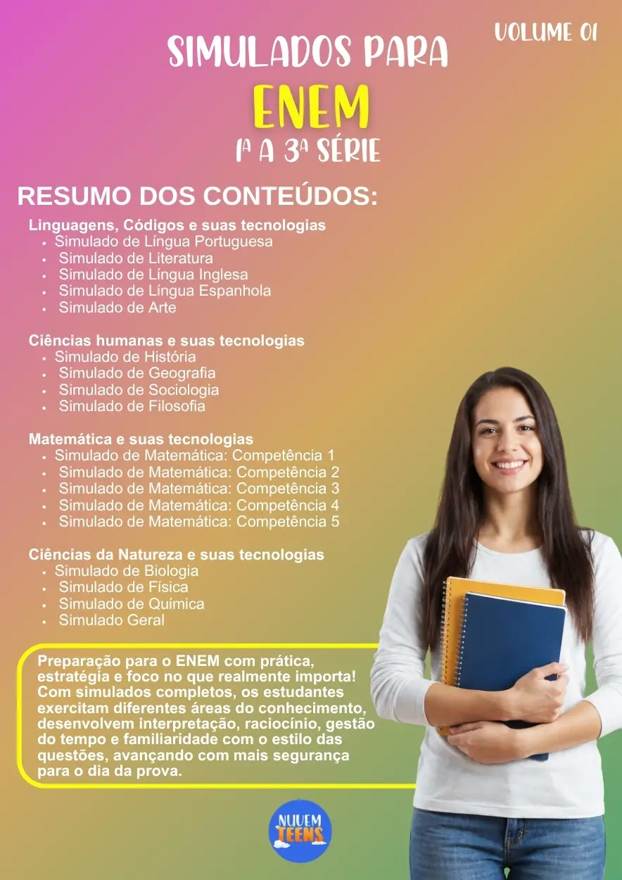 Simulados ENEM Ensino Médio - Imagem 1