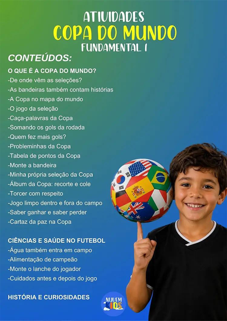 Atividades Copa do Mundo Fundamental 1 - Imagem 1